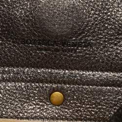 مملوكة مسبقًا Bottega Veneta Metallic Leather Illusion Hobo