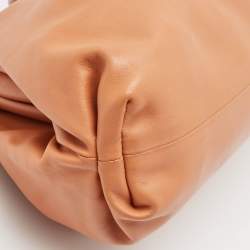 Pre Owned Bottega Veneta Brown Leather The Pouch Clutch