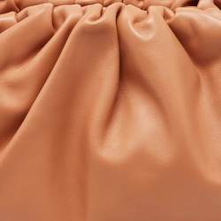 Pre Owned Bottega Veneta Brown Leather The Pouch Clutch
