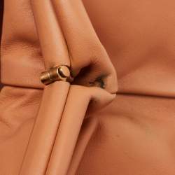 Pre Owned Bottega Veneta Brown Leather The Pouch Clutch