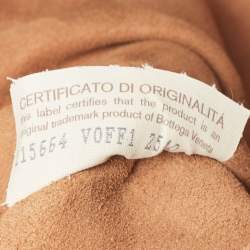 Pre Owned Bottega Veneta Brown Intrecciato Leather Cabat Shopper Tote