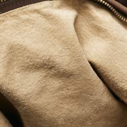 Pre Owned Bottega Veneta Dark Brown Intrecciato Leather Maxi Veneta Hobo