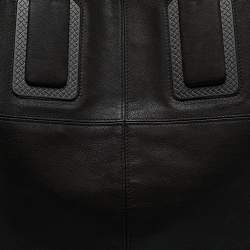 Pre Owned Bottega Veneta Choco Brown Leather Oversized Tote