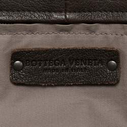 Pre Owned Bottega Veneta Choco Brown Leather Oversized Tote