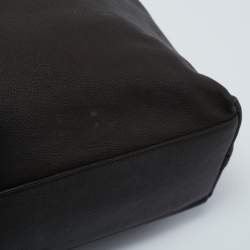 Pre Owned Bottega Veneta Choco Brown Leather Oversized Tote