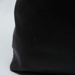 Pre Owned Bottega Veneta Choco Brown Leather Oversized Tote