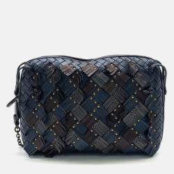 Pre Owned Bottega Veneta Multicolor Leather Bottega Veneta mesh Crossbody bag