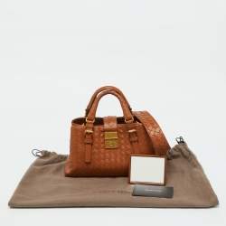 Bottega Veneta Brown Intrecciato Leather Roma Mini Tote