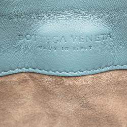 Bottega Veneta Blue Intrecciato Napoli Satchel