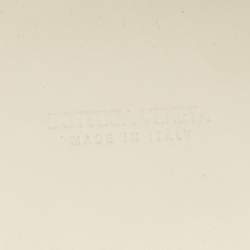 Pre Owned Bottega Veneta White Woven Leather Point Tote