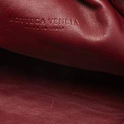 Bottega Veneta Burgundy Leather Leather Teen Pouch 