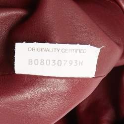 Bottega Veneta Burgundy Leather Leather Teen Pouch 