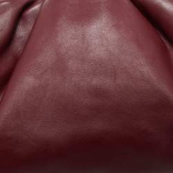 Bottega Veneta Burgundy Leather Leather Teen Pouch 