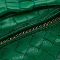 Bottega Veneta Green Mini Nappa Intrecciato Jodie