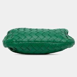 Bottega Veneta Green Mini Nappa Intrecciato Jodie