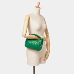 Bottega Veneta Green Mini Nappa Intrecciato Jodie