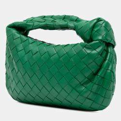 Bottega Veneta Green Mini Nappa Intrecciato Jodie