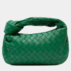 Bottega Veneta Green Mini Nappa Intrecciato Jodie