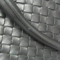Pre Owned Bottega Veneta Black Intrecciato Leather Handbag