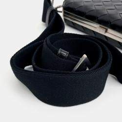 Bottega Veneta Black Leather Crossbody Bag