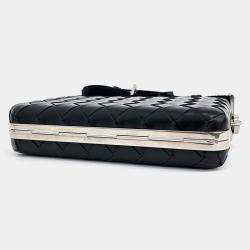 Bottega Veneta Black Leather Crossbody Bag