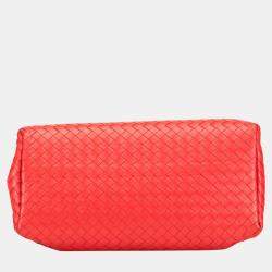 Bottega Veneta Red Small Intrecciato Roma