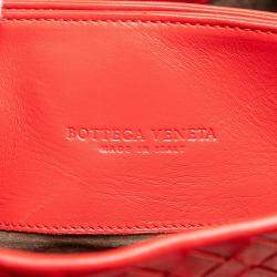 Bottega Veneta Red Small Intrecciato Roma