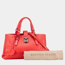 Bottega Veneta Red Small Intrecciato Roma