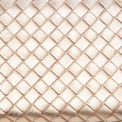 مملوكة مسبقًا Bottega Veneta Metallic Intrecciato Leather Zip Around Wallet