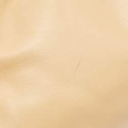 Bottega Veneta Beige Leather Classic The Pouch 
