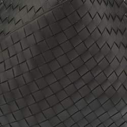 Pre Owned Bottega Veneta Black Intrecciato Leather Medium Solstice Hobo