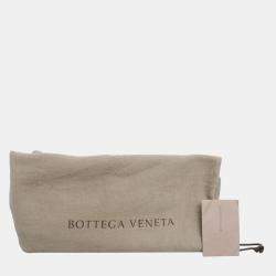 Pre Owned Bottega Veneta Dark Brown Intrecciato Drawstring Tote Bag