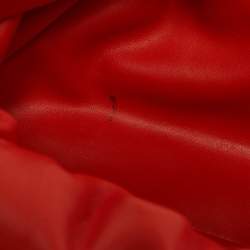 مملوكة مسبقًا Bottega Veneta Orange Leather The Chain Pouch Bag