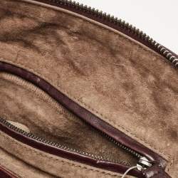 مملوكة مسبقًا حقيبة كروس بوتيغا فينيتا نوديني جلد إنترش ياتو أحمر داكن