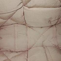 Bottega Veneta Pink Fabric Padded Tech Cassette Bag
