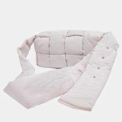 Bottega Veneta Pink Fabric Padded Tech Cassette Bag