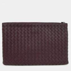 Bottega Veneta Intrecciato Leather Pouch