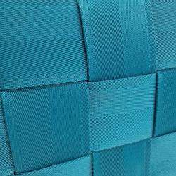 Bottega Veneta Blue Fabric Web Cassette Bag