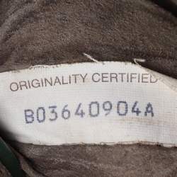 Pre Owned حقيبة كتف بوتيجا فينيتا نوديني جلد إنترشياتو أخضر