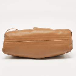 Bottega Veneta Brown Leather Mini The Pouch Clutch Bag