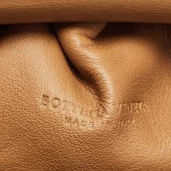 Bottega Veneta Brown Leather Mini The Pouch Clutch Bag
