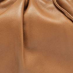 Bottega Veneta Brown Leather Mini The Pouch Clutch Bag