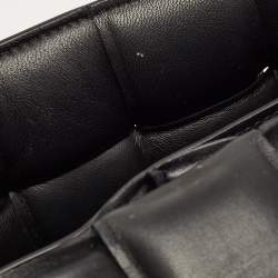 Pre Owned Bottega Veneta Black Padded Leather Cassette Chain Bag