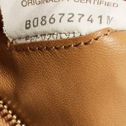 Bottega Veneta Tan Intreccio Leather Padded Cassette Shoulder Bag