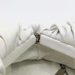 Bottega Veneta White Leather Belt Bag