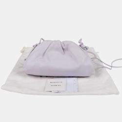 Bottega Veneta Light Violet Leather Mini Pouch Crossbody Bag
