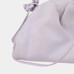 Bottega Veneta Light Violet Leather Mini Pouch Crossbody Bag