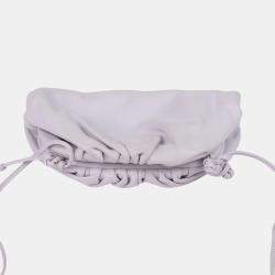 Bottega Veneta Light Violet Leather Mini Pouch Crossbody Bag