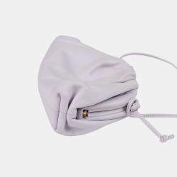 Bottega Veneta Light Violet Leather Mini Pouch Crossbody Bag