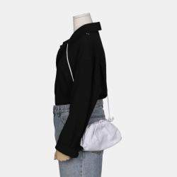 Bottega Veneta Light Violet Leather Mini Pouch Crossbody Bag